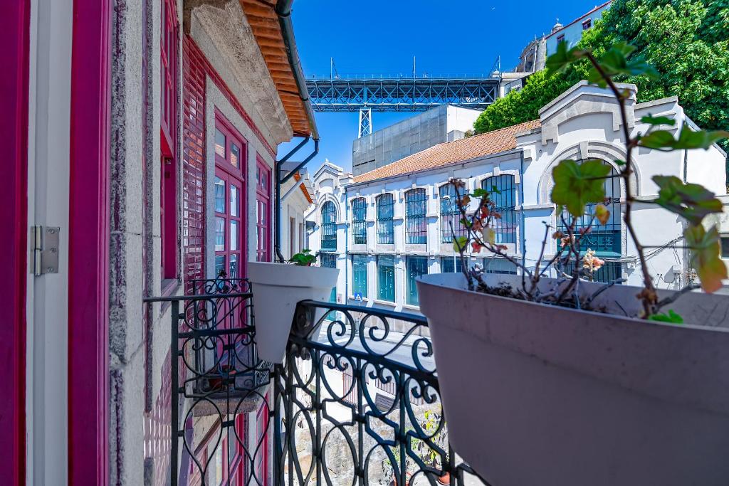 Balkón nebo terasa v ubytování NorteSoul Porto à Vista
