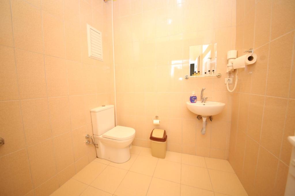 Koupelna v ubytování Emiroğlu Konak Otel