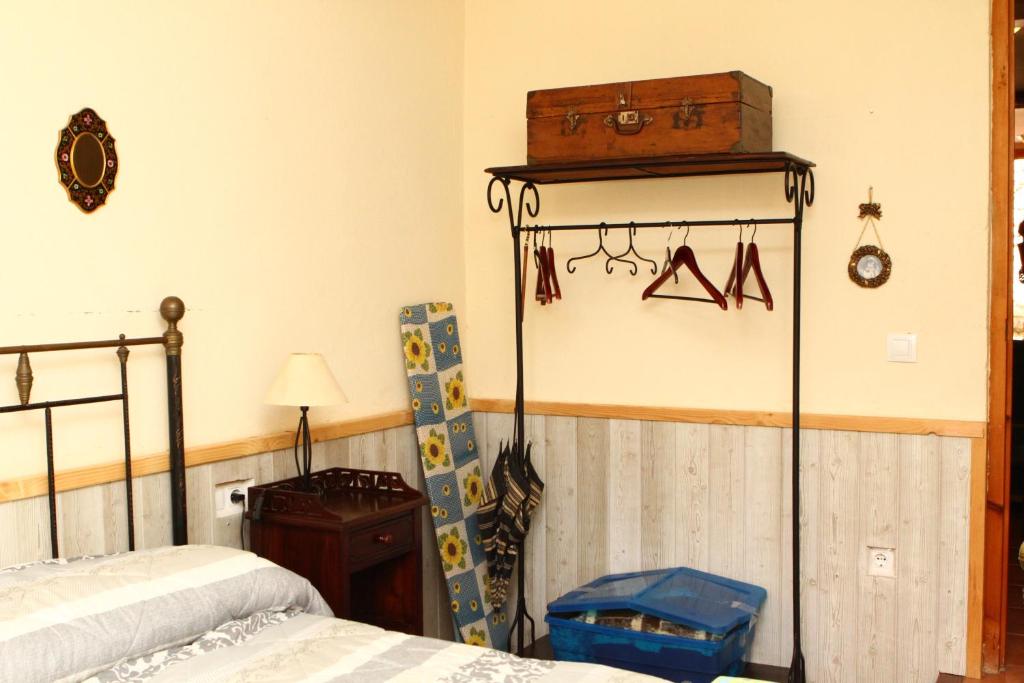 Postel nebo postele na pokoji v ubytování Rural puebla de san miguel