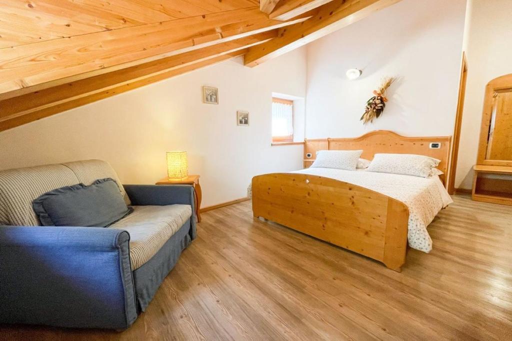 Postel nebo postele na pokoji v ubytování Room & Breakfast Cà mea Dina