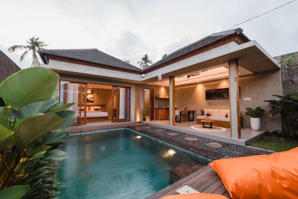 Bazén v ubytování Madara Ubud Villas nebo v jeho okolí