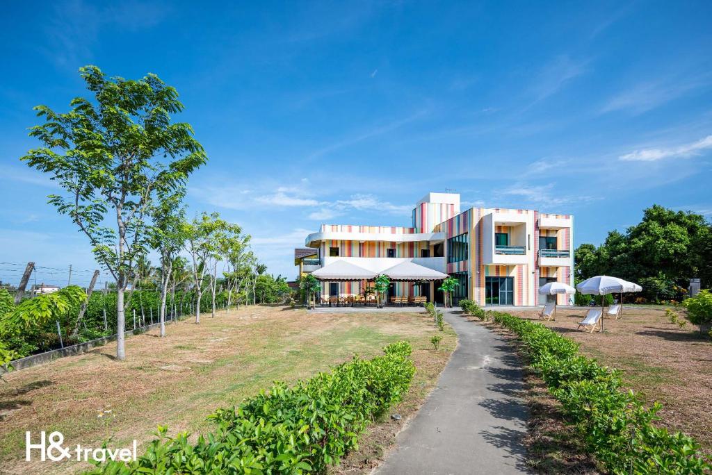 Zahrada ubytování Taitung Rainbow Pet Friendly Maison Resort