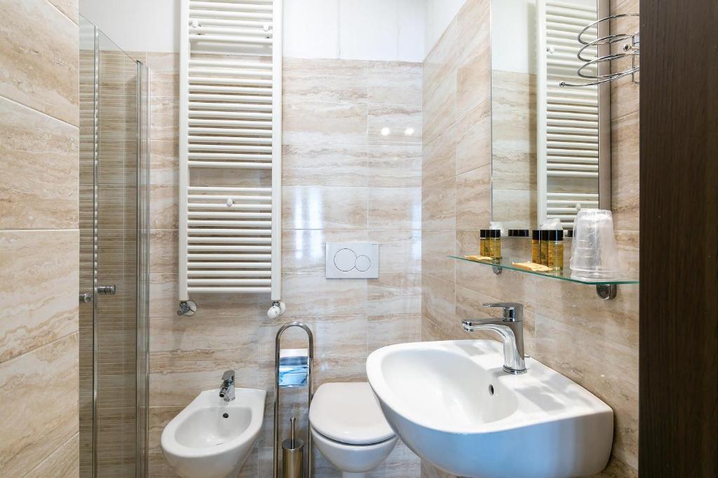 Koupelna v ubytování Rialto Suite 707