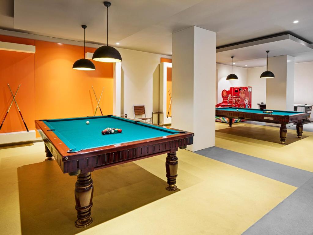Biliár nebo kulečník v ubytování Voyage Sorgun Hotel