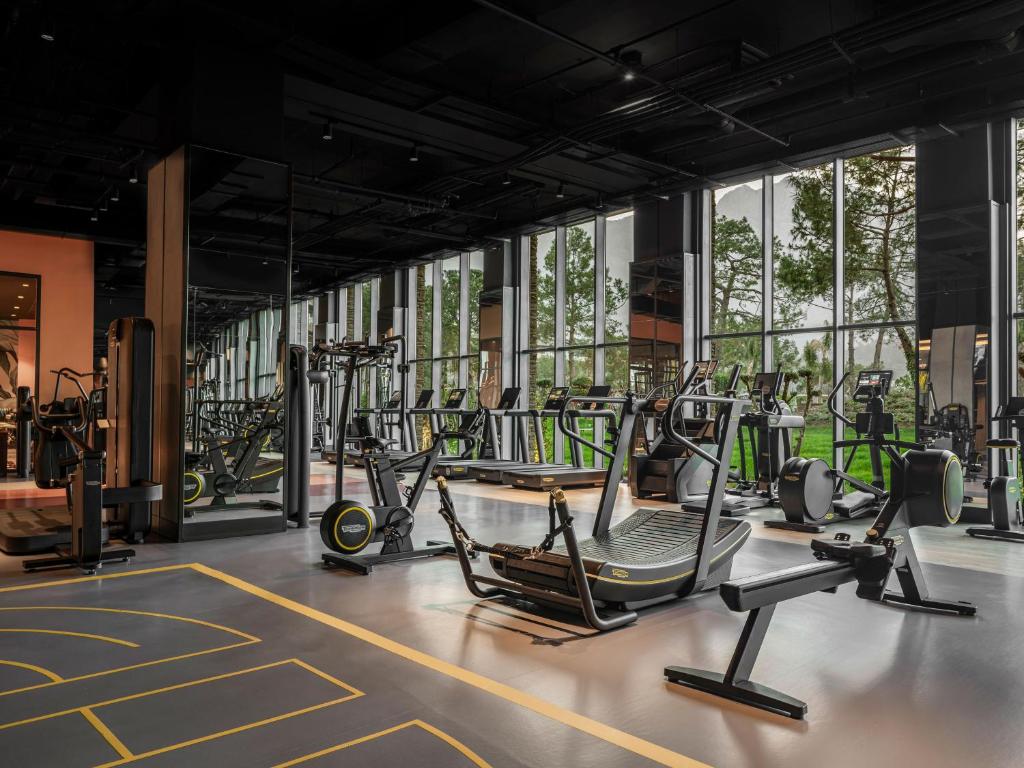 Fitness centrum a/nebo fitness zařízení v ubytování NG Phaselis Bay