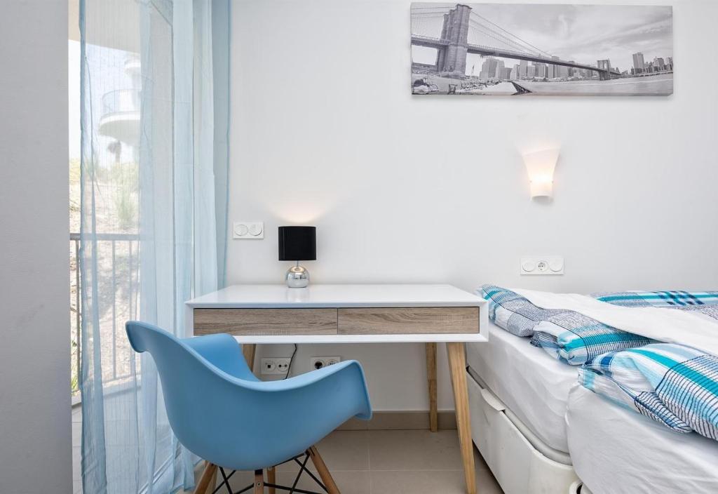 Posteľ alebo postele v izbe v ubytovaní New Luxury 3-bedroom Seaview Apt
