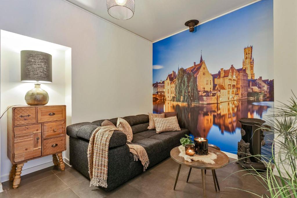 Posezení v ubytování Huswell - Charming getaway in the historical city center