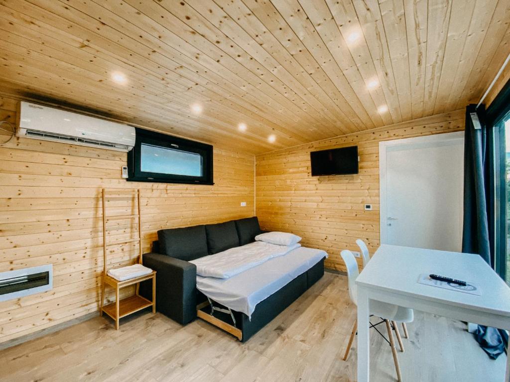 TV a/nebo společenská místnost v ubytování Pixel - Tiny Campus