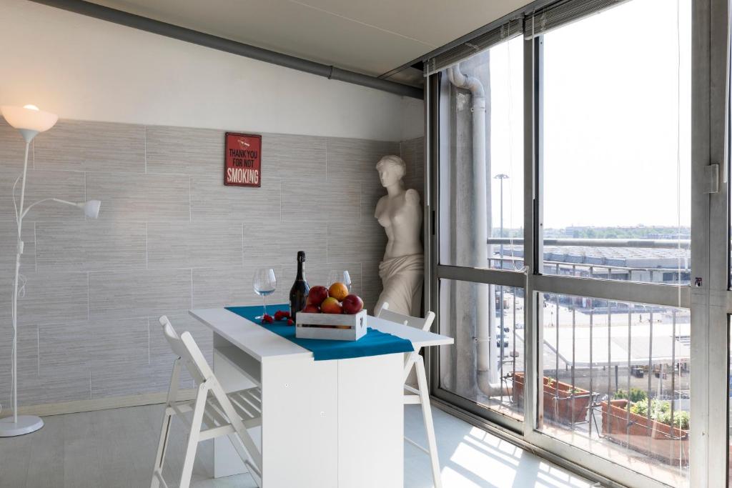 Balkón alebo terasa v ubytovaní La Veranda - Bright Top Floor apartment with views of the Madonnina