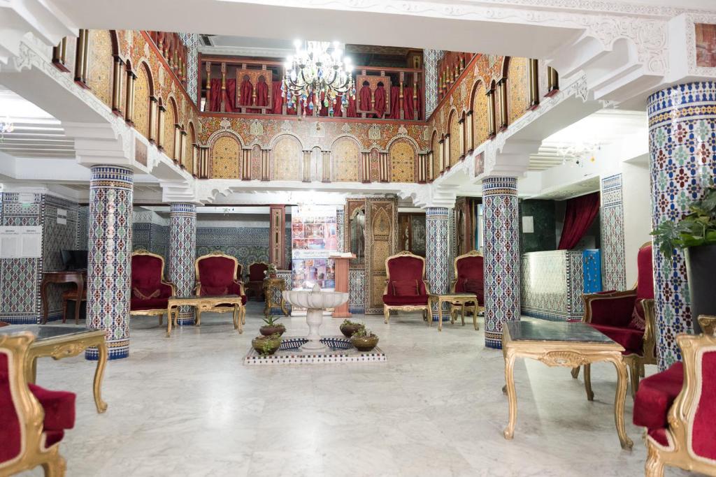 Coin salon dans l'établissement Hotel Moroccan House Casablanca