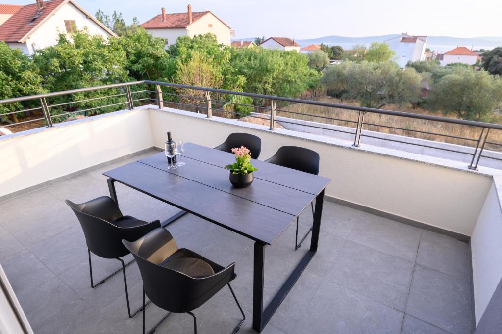 Balkón alebo terasa v ubytovaní Luxury Apartments Leonika