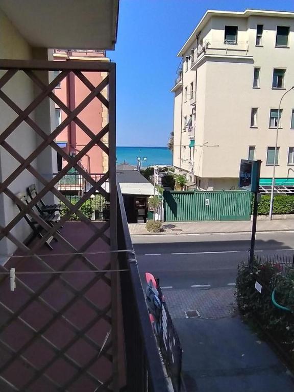 Widok na morze z tego hotelu