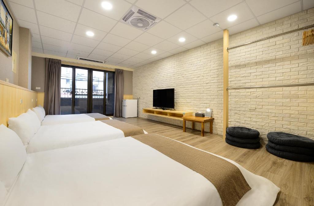 大溪老城四季行館桃園市民宿058號電視和／或娛樂中心
