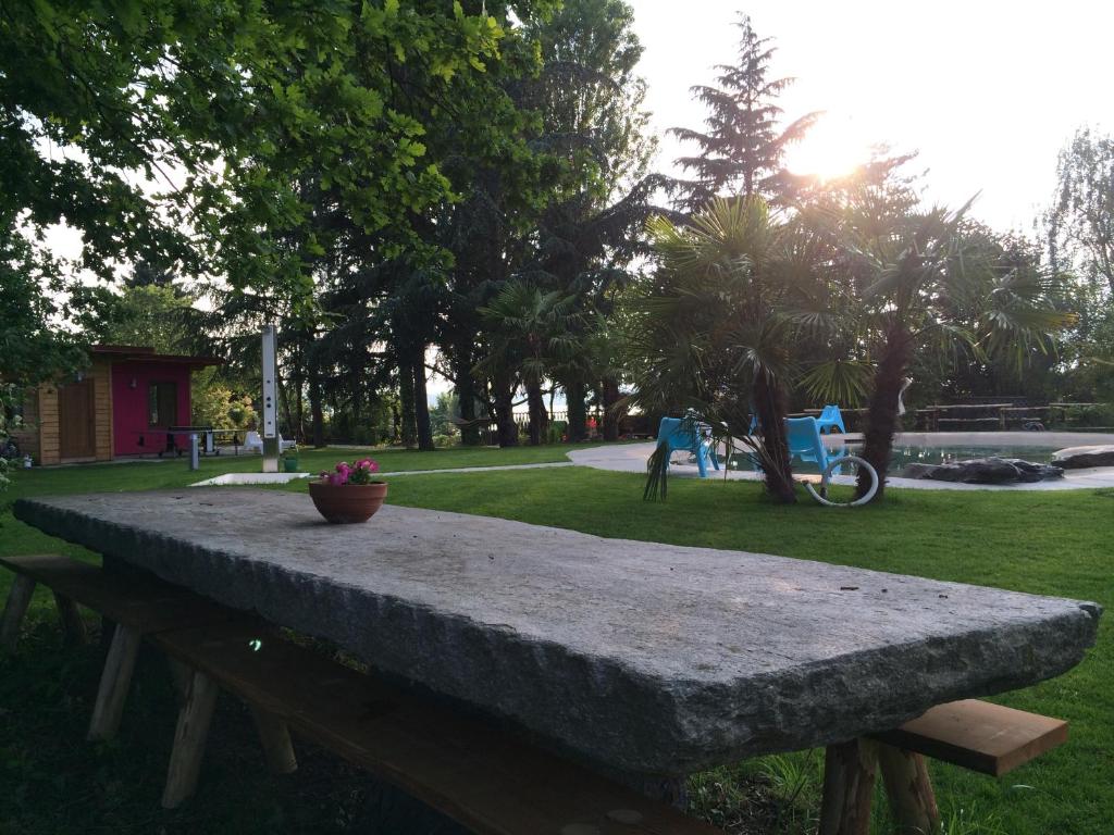 Zahrada ubytování Albaluce Village Viverone