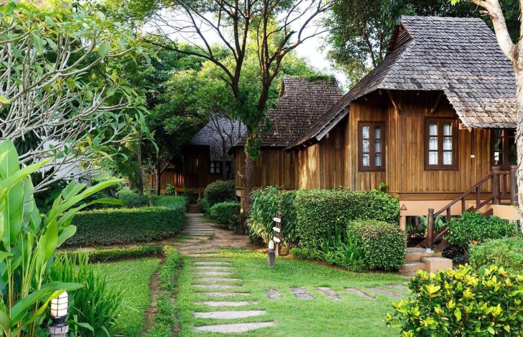 Zahrada ubytování Belle Villa Resort, Pai