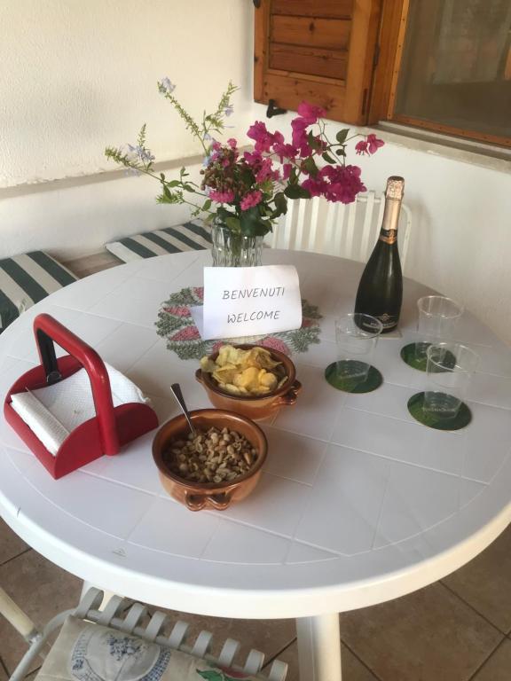 Villetta Romeo Casavacanze italokat is kínál