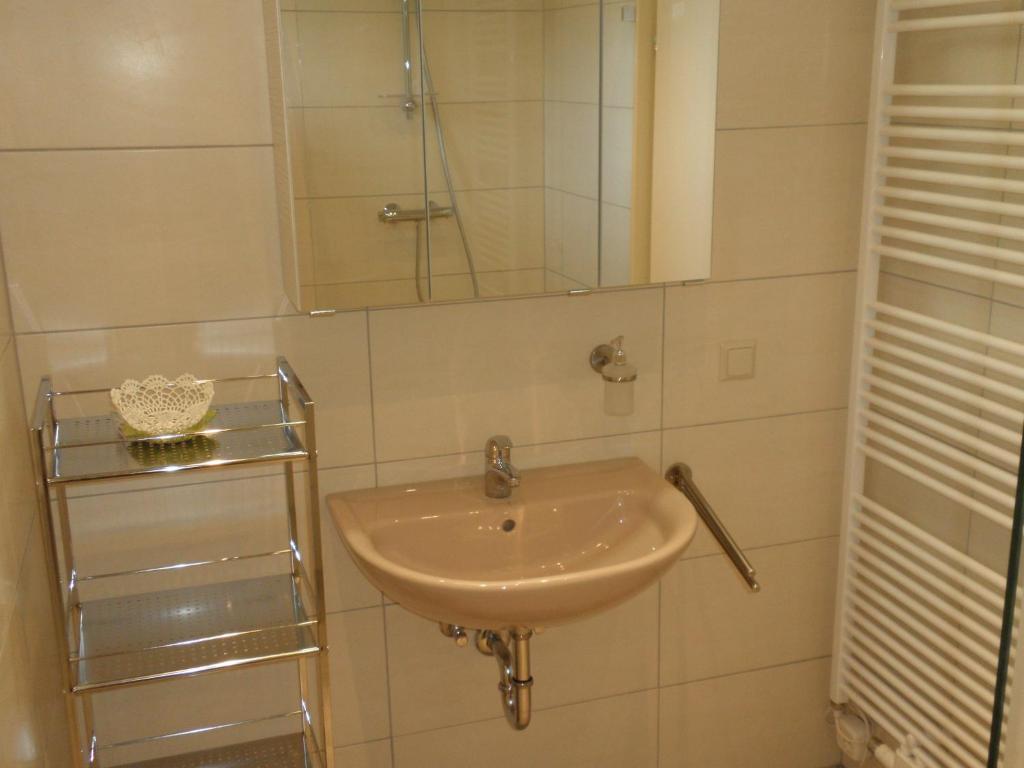 Kúpeľňa v ubytovaní Pension & Ferienwohnung Sonnleiten