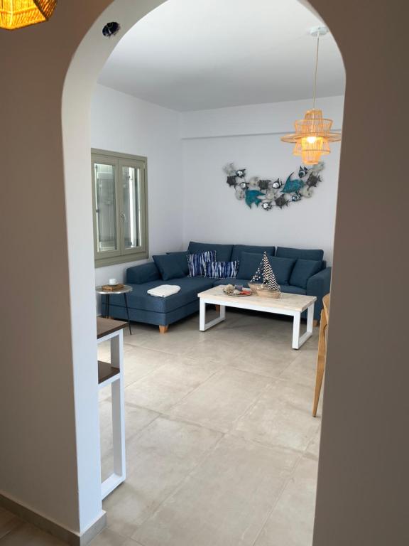 Posezení v ubytování Chrisantakis appartments
