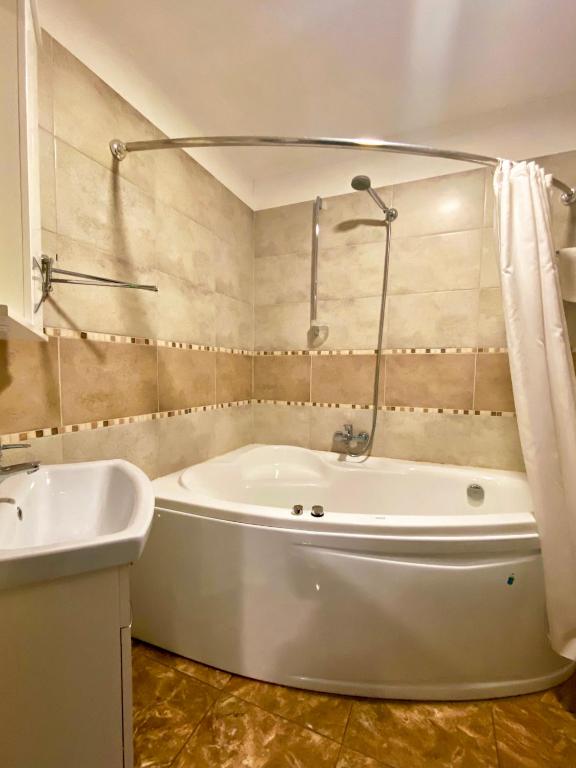 Koupelna v ubytování Venus hotel