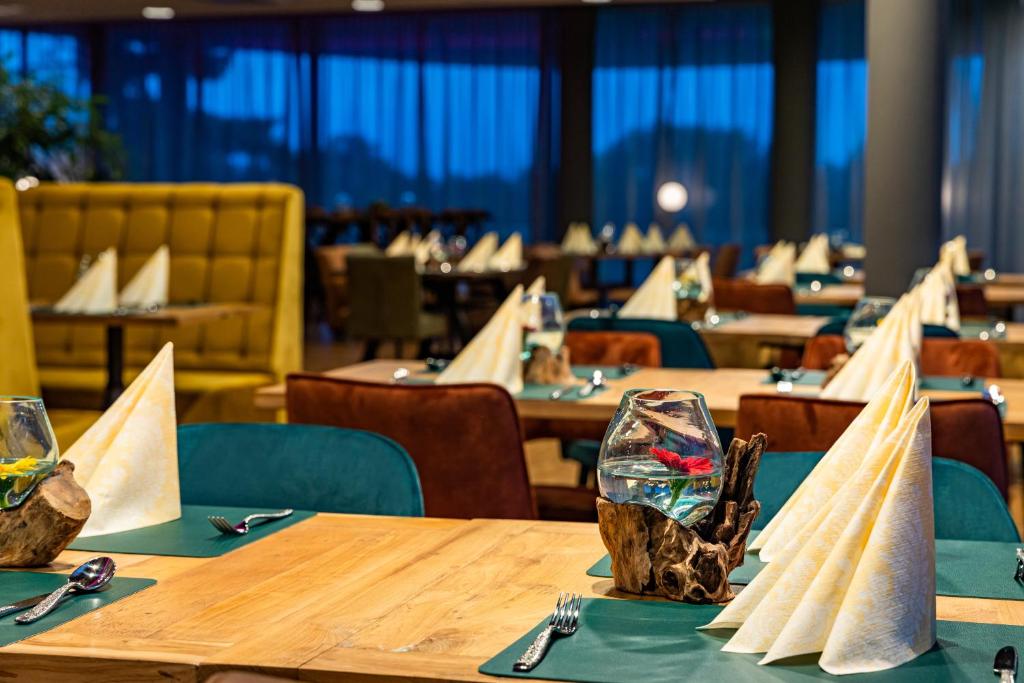 Restaurace v ubytování Das ELB Boardinghouse Hotel Restaurant