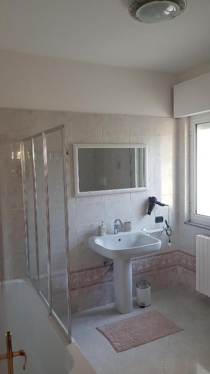 Koupelna v ubytování B&B Da Pietro