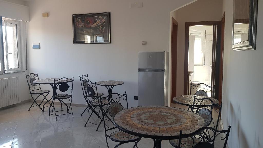 Posezení v ubytování B&B Da Pietro