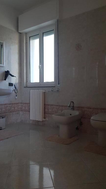 Koupelna v ubytování B&B Da Pietro