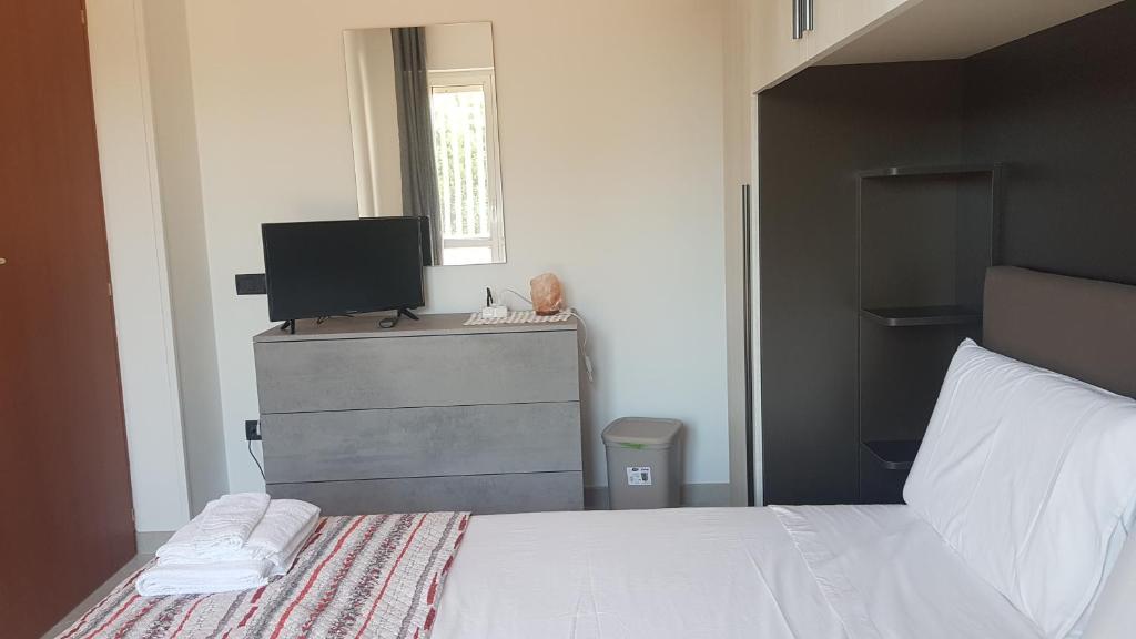 Postel nebo postele na pokoji v ubytování B&B Da Pietro