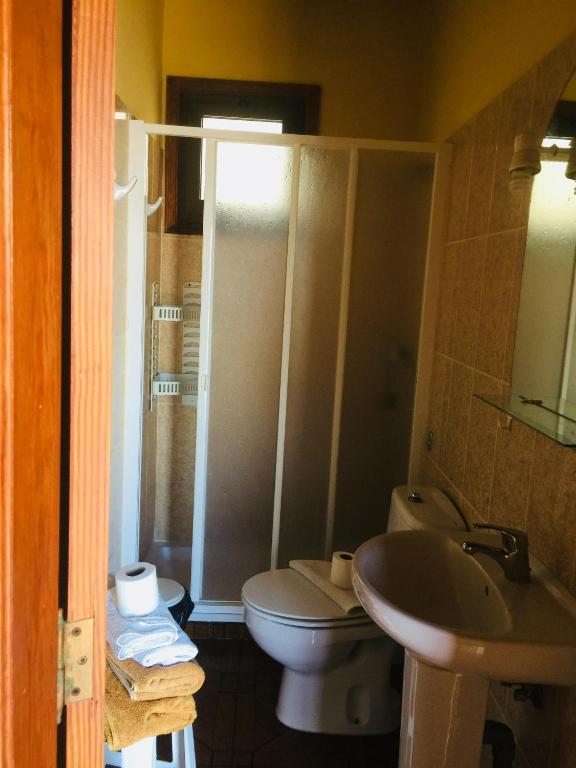 A bathroom at Finca Santa Catalina