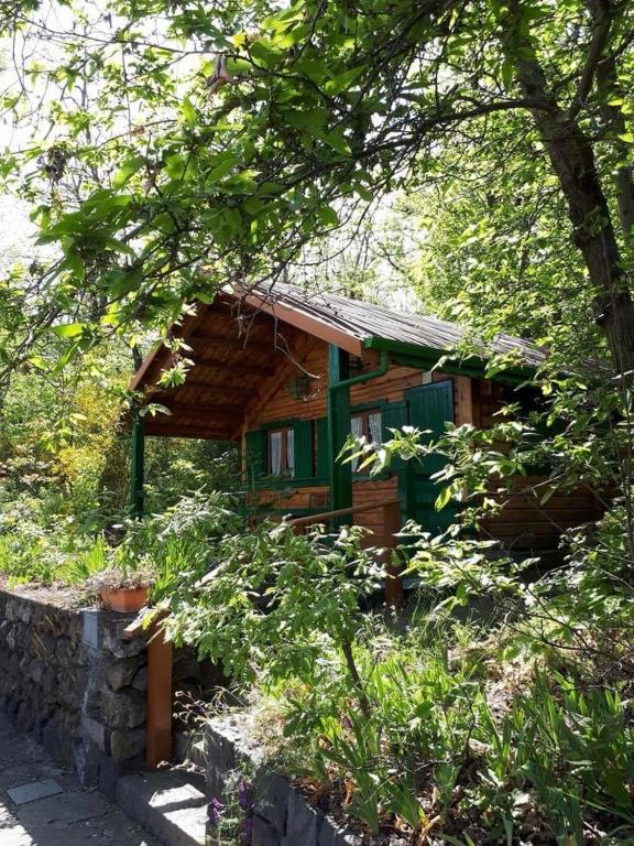 A garden outside CHALET ETNA MILO