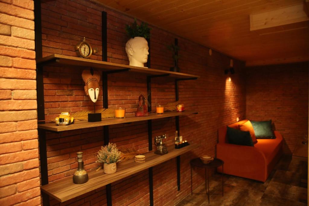 Posezení v ubytování Tbilisi Stories Hotel