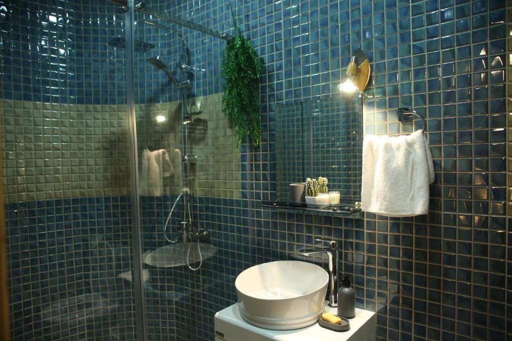 Koupelna v ubytování Tbilisi Stories Hotel