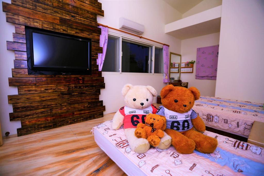 TV a/nebo společenská místnost v ubytování 鄉間雅築休閒民宿Country Villa Homestay