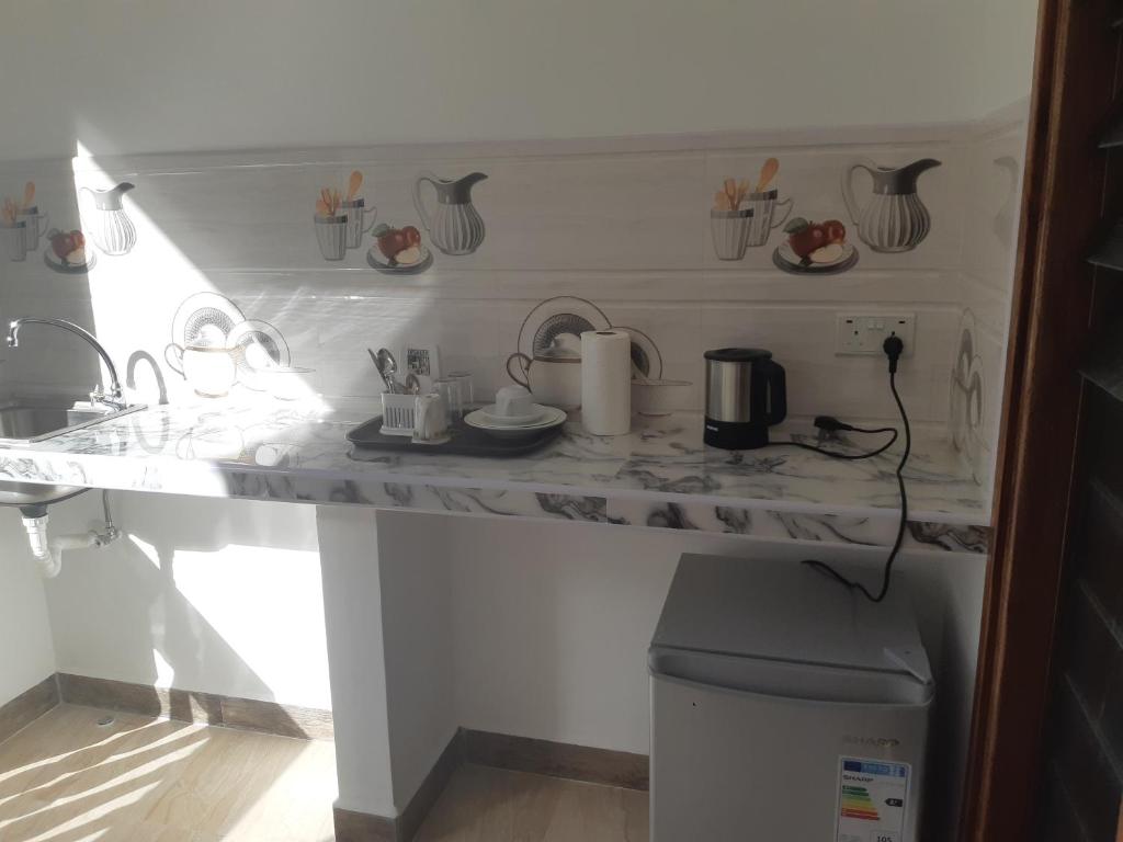 Kuchyň nebo kuchyňský kout v ubytování La Residence D'Almee Guesthouse