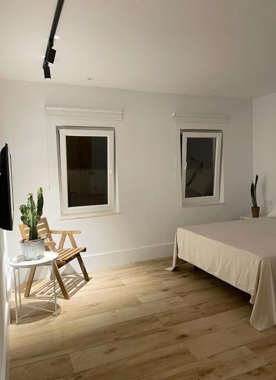Posteľ alebo postele v izbe v ubytovaní ESTUDIO BEDANDBEACH