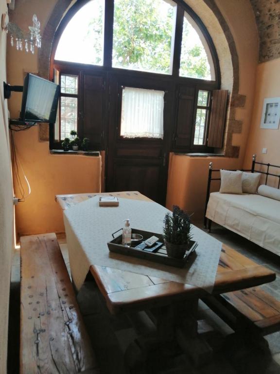 Posezení v ubytování GuesthouseKamara