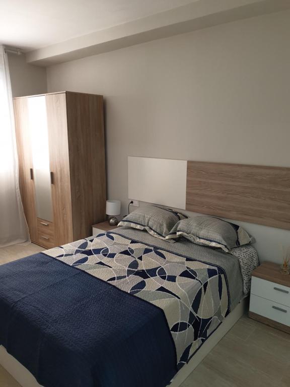 Postel nebo postele na pokoji v ubytování Tenerias