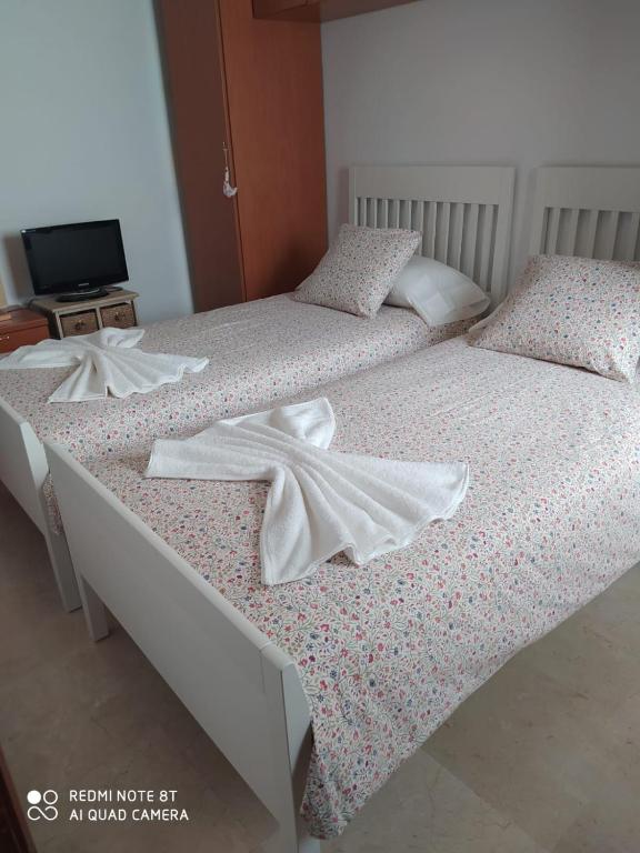 Postel nebo postele na pokoji v ubytování Apartamento San Sebastián de la Gomera