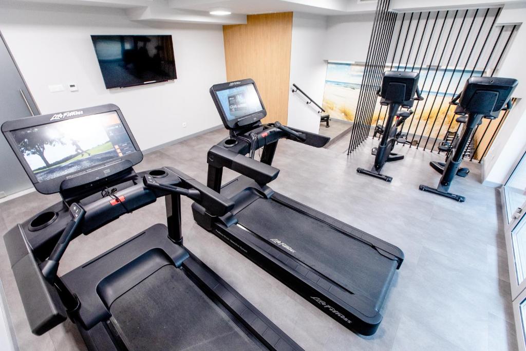 Posilňovňa alebo fitness centrum v ubytovaní Resort Apartamenty Klifowa Rewal 23