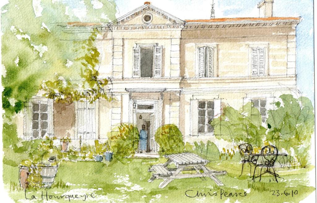 Zahrada ubytování Chambres d'hôtes La Hourqueyre