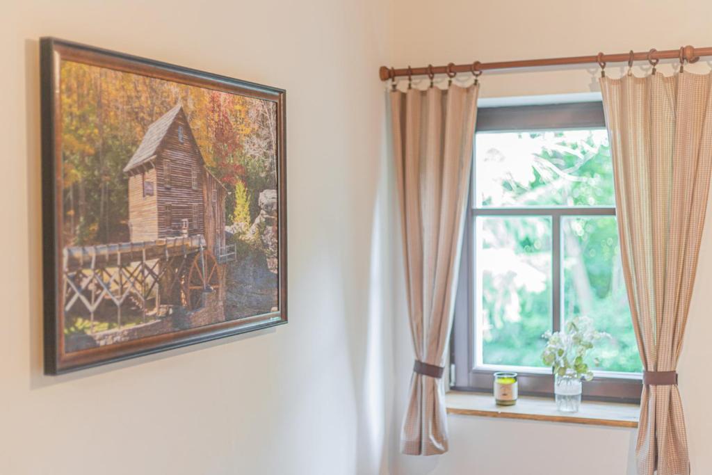 Zahrada ubytování Buškovský mlýn 1580