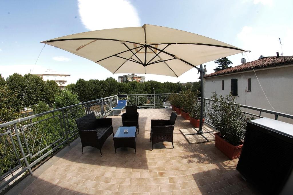 Balkón nebo terasa v ubytování Rooms & Breakfast La Filigrana