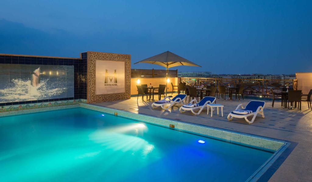 The swimming pool at or close to Mirita Hotel ,10th Of Ramadan