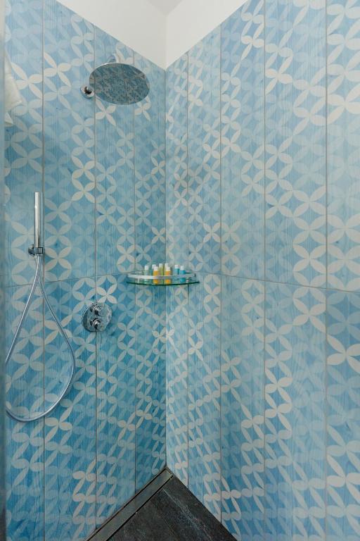 Koupelna v ubytování Poseidonia Rooms