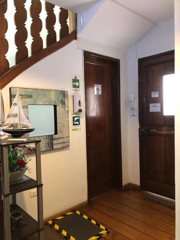 Kuchyň nebo kuchyňský kout v ubytování Hostal Magnolio