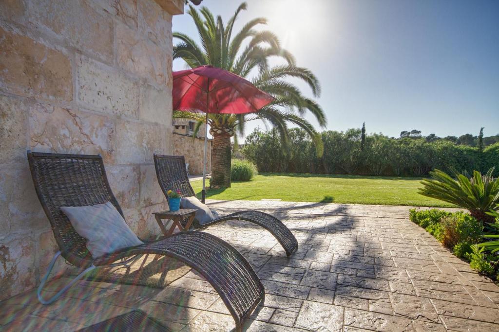 Zahrada ubytování Finca Agroturismo Can Carro