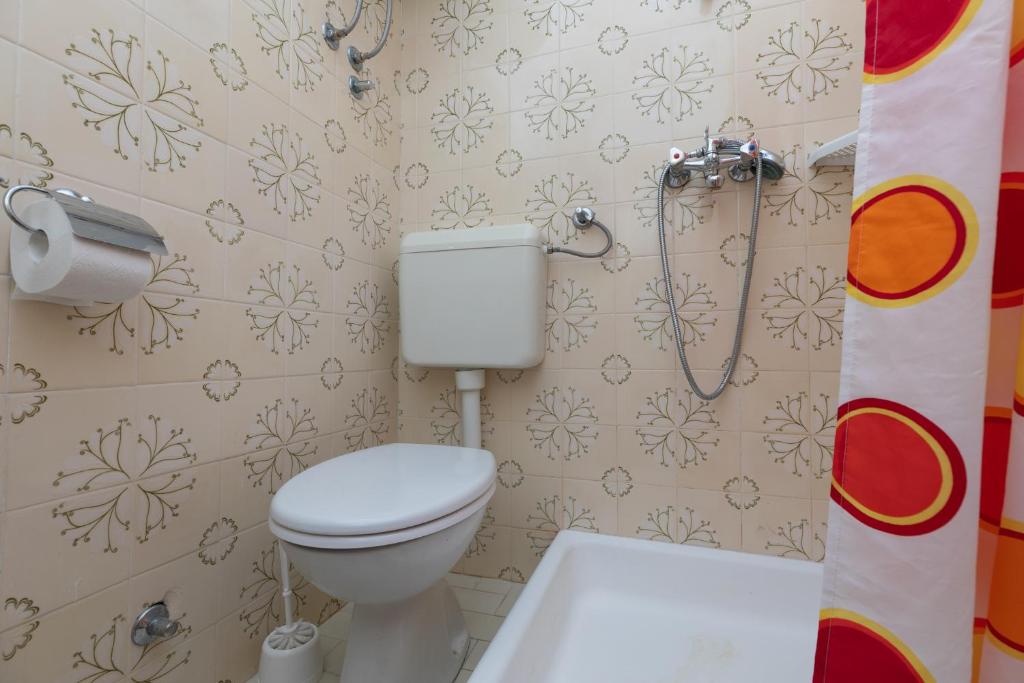 Koupelna v ubytování Apartments Bosiljka
