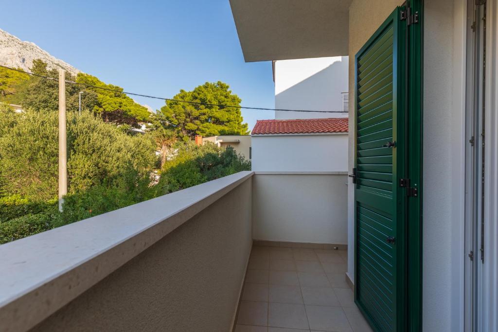 Balkón nebo terasa v ubytování Apartments Bosiljka
