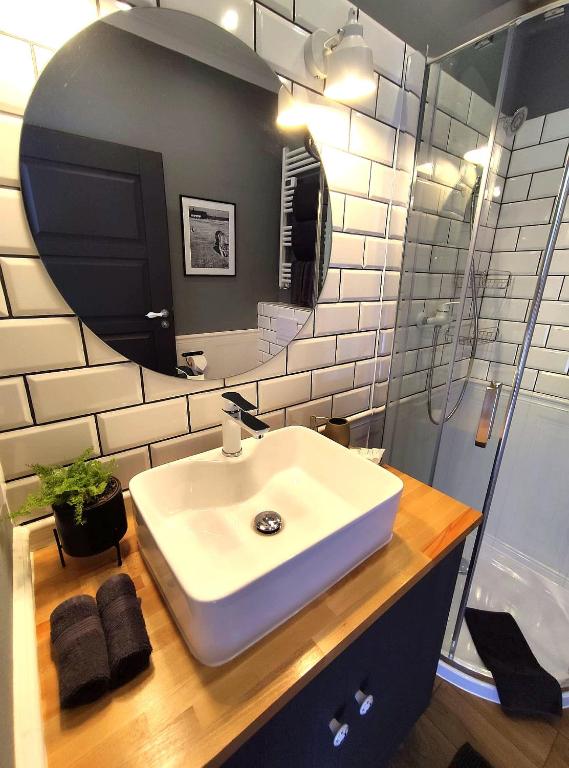 Kúpeľňa v ubytovaní apartament BB