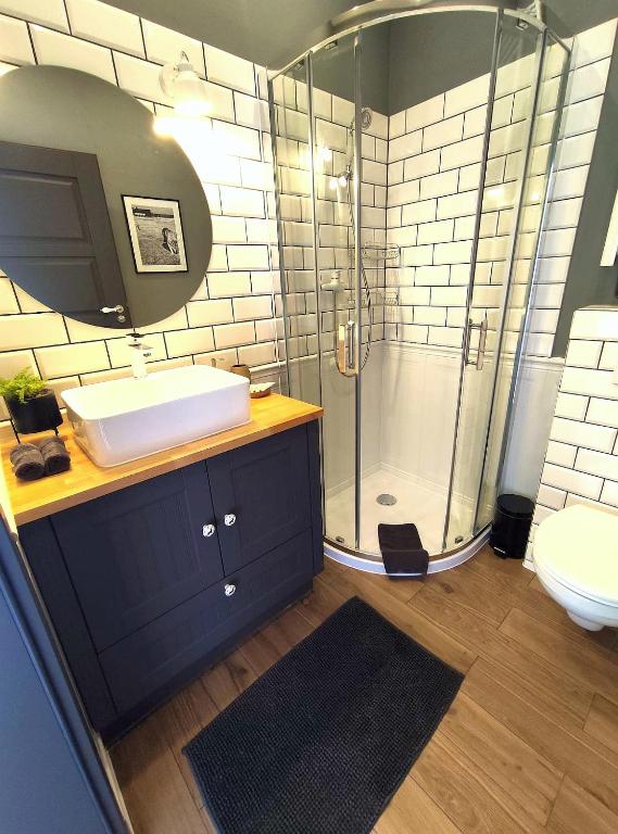 Kúpeľňa v ubytovaní apartament BB
